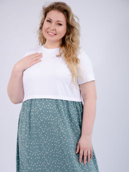 Платье Виттория, вискоза/кулирка До 60 размера - Малина фото 85