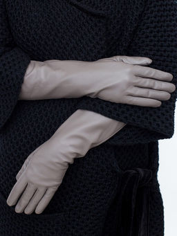 Перчатки женские 100% ш IS955 taupe - Eleganzza фото 2