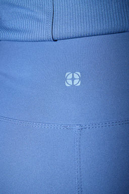 Indigo Soft F?rcal? Kumas Reflektor Bask? Detayl? Tam Boy Orme Spor Tayt THMAW25TY00020