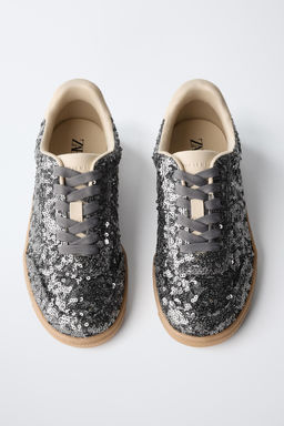 sequin sneakers - Zara фото 6