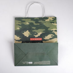 Пакет подарочный крафт, упаковка, С 23 февраля, 32?28?15 см