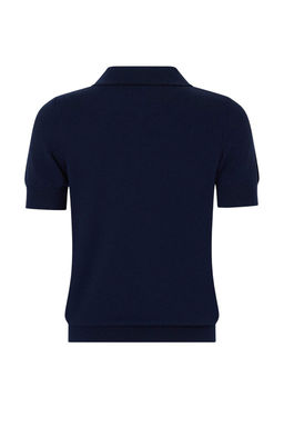 Lacivert Fular Detayl? Premium Iplik/ Ozel Iplik Bluz TWOSS26BZ00159