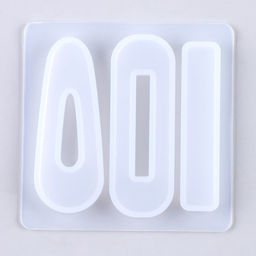 Цена за 2 шт. Молд силиконовый  «Заколка», 3 вида заколки