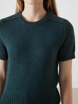 Bisiklet Yaka Kad?n Triko Kazak