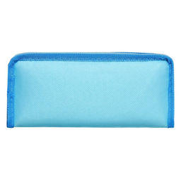 Пенал школьный на молнии Calligrata «Аниме», 2 отделения, голубой