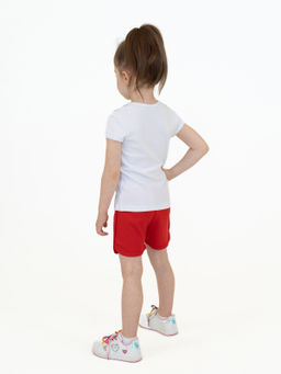 Костюм детский белый/красный/вишенки 7059п (86, 52)