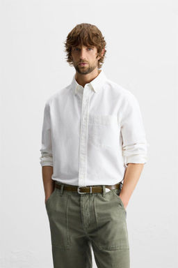 OXFORD SHIRT WITH POCKET - Zara фото 2