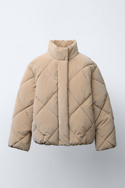 RUBBERISED PUFFER JACKET