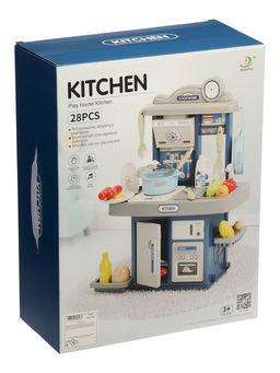 Игровой набор" Кухня" 22 предмета, вода из крана, 46 см
