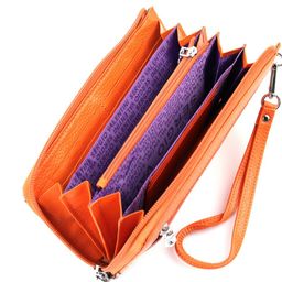 Женский кожаный кошелек на молнии Sergio Valentini СВ 3045-395  фото 2