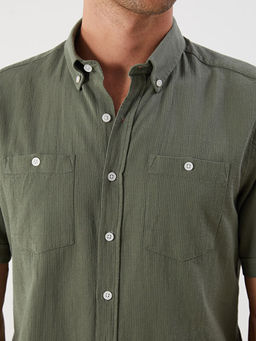 Regular Fit Erkek Dokulu G?mlek