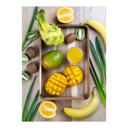 Поднос деревянный сервировочный Walmer Organic 38х26 см, цвет темное дерево  фото 4