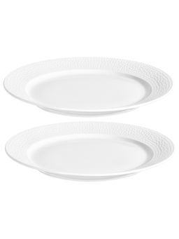 Набор тарелок круглых 2 пр. 26*26*2,5 см Белый коралл, фарфор - Elan gallery фото 3
