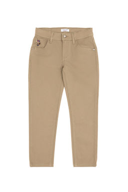 Брюки цвета хаки для мальчиков из парусины Неожиданная скидка в корзине - U.s. polo assn фото 2