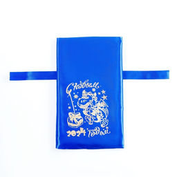 Цена за 5 шт. Мешок новогодний С новым годом. Дракоша, 20 х 30см, синий, атлас - Дарим красиво фото 2