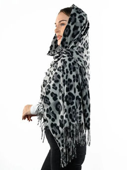 Яркий палантин с анималистичным принтом - Pretty mania фото 5