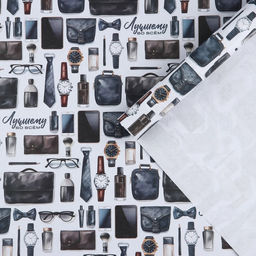 Цена за 10 шт. Бумага упаковочная крафтовая Лучшему во всём, 70?100 см