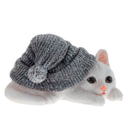 Фигурка декоративная "Котёнок", L10,5 W7,5 H6 см, 2в.