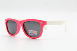 Солнцезащитные очки Feillis Polarized (детские) 66611 45-18-116 розов.с белыми дужками