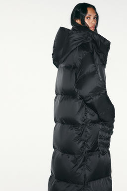 WATER-REPELLENT LONG DOWN PUFFER JACKET WITH HOODIE AND GLOVES - Zara фото 5