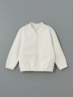 Basic Erkek ?ocuk Fermuarl? Sweatshirt