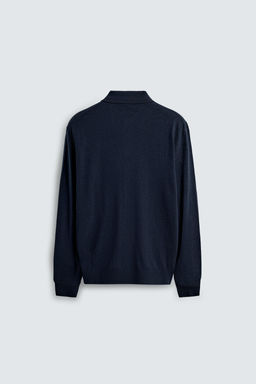 WOOL BLEND KNIT POLO SHIRT - Zara фото 8