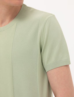 Su Ye_ili Slim Fit Bisiklet Yaka Triko Ti__rt