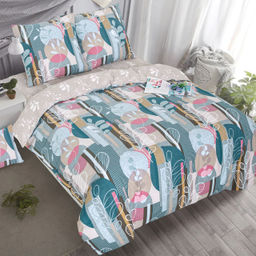 Постельное белье Ирвинг (поплин DE LUXE) Семейный/Пододеяльник: 2 шт. - 215*145; Простыня: 1 шт. - 215*240; Наволочка: 2 шт. - 70*70; DE LUXE