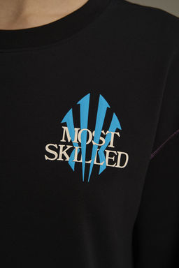 Свитшот утепленный Черный