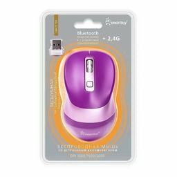 Мышь беспроводная Smartbuy X57, Bluetooth + 2.4G, с зарядкой, фиолетовая (SBM757DP)