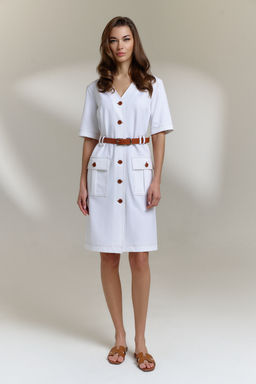 Платье 0822 белый