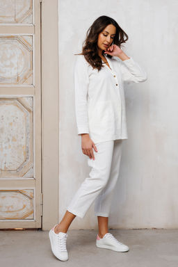 323-1 Жакет льняной женский