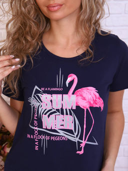 Костюм женский, модель 161, трикотаж (Фламинго, синий) - Ивановотекстиль фото 7