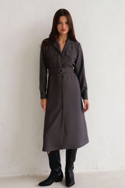 Платье-рубашка с английским воротником - Martichelli фото 175