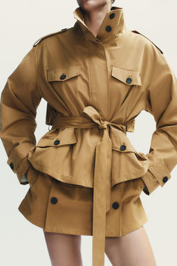 SHORT TRENCH COAT
