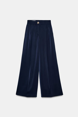 FLOWING SATIN TROUSERS - Zara фото 7