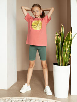 VILATTE / Велосипедки из премиального хлопка с эластаном для девочки