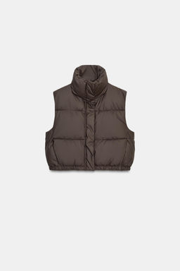 RUBBERISED PADDED GILET - Zara фото 6