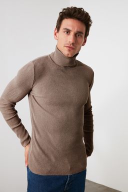 TRENDYOL MAN Lacivert Slim Fit Pamuklu Bal?kc? Yaka Fitilli Orgu Kazak TMNAW20MG0031 - Trendyolmilla фото 42