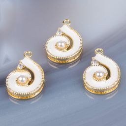 Подвеска: майорка, эмаль (1 шт)