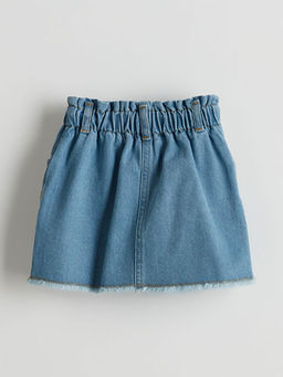 Beli Lastikli K?z ?ocuk Jean Etek