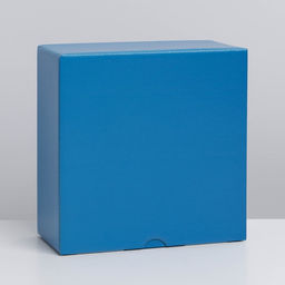 Коробка складная Синяя, 15 х 15 х 7 см - Дарите счастье фото 4