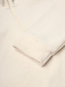 Костюм женский (анорак, брюки) MINAKU: Fleece Soft, размер 44, бежевый