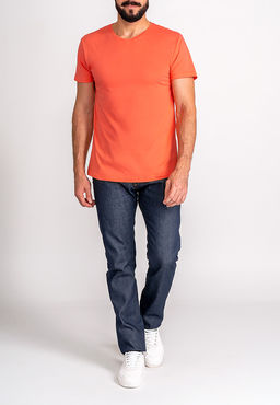 Футболка мужская короткий рукав GREG G146-RD-9012 (коралл)  фото 5