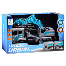 Машина "СтройЛидер" (свет, звук) в коробке