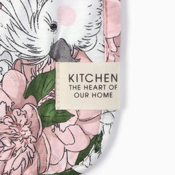 Набор кух. Этель Попугай: варежка 20х28 см, прихватка 19х19 см, 80% хл, 20% пэ  фото 4