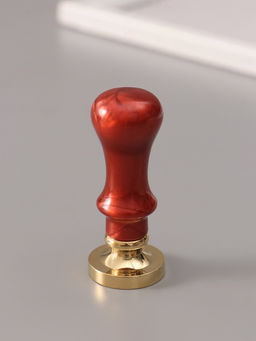 Печать для сургуча с пластиковой ручкой «Буква J на вензеле», 2.5×2.5×6.3 см