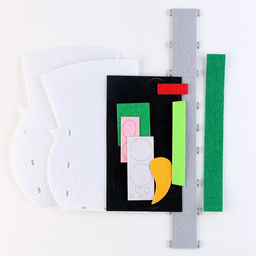 Корзинка из фетра своими руками на новый год «Снеговичок», набор для творчества