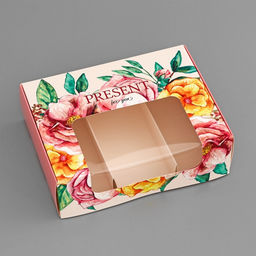 Цена за 5 шт. Коробка складная, под 3 эклера Подарок для тебя, 20?15?6 см