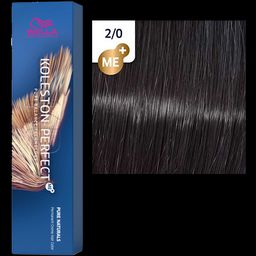 Краска стойкая Koleston Perfect 2/0 Черный натуральный, Wella Professionals